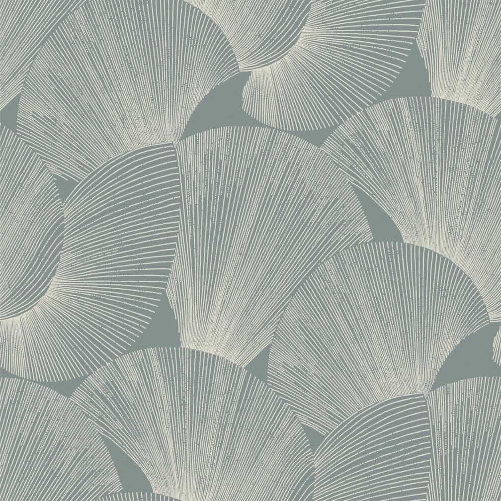 Belgravia Sirena Shell Blue Wallpaper