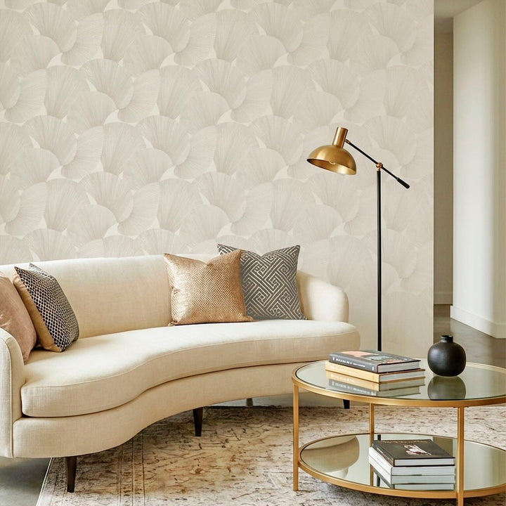Belgravia Sirena Shell Cream Wallpaper