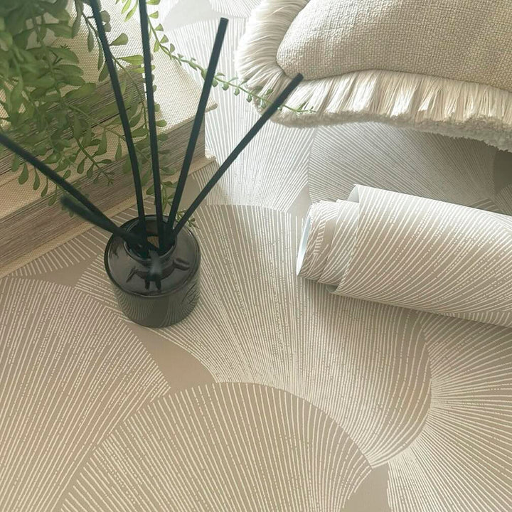 Belgravia Sirena Shell Beige Wallpaper
