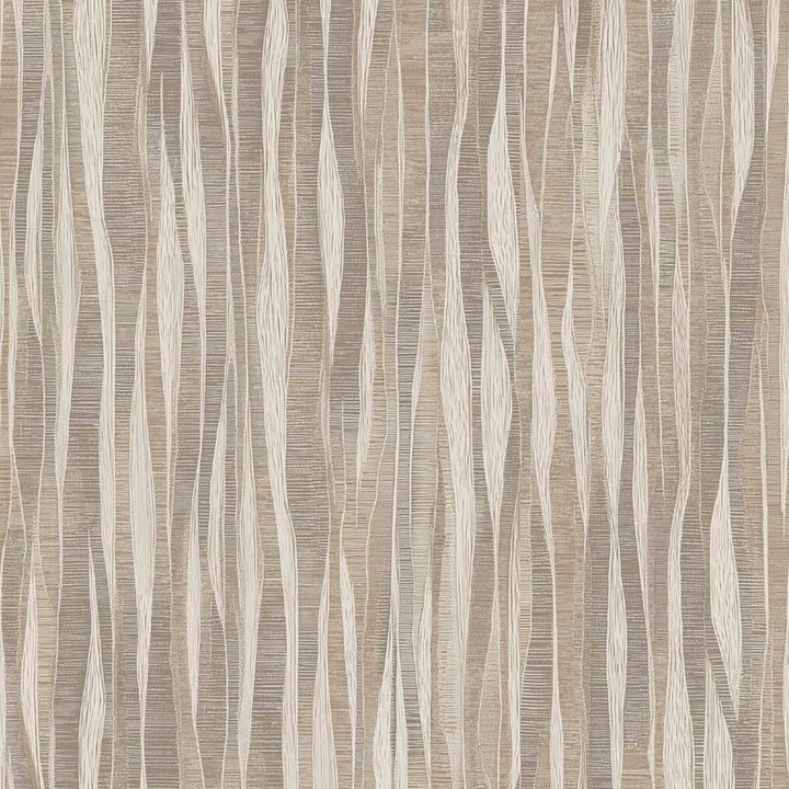 Belgravia Fabiano Beige Vertical Fabric Wallpaper