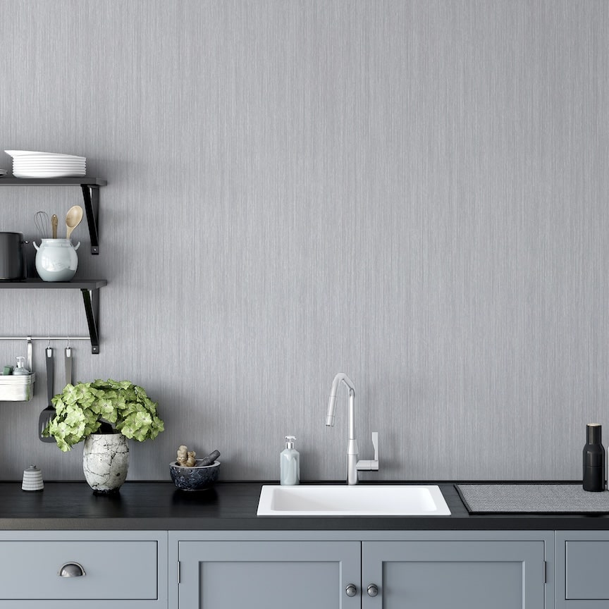 Arthouse Stardust Silver Wallpaper