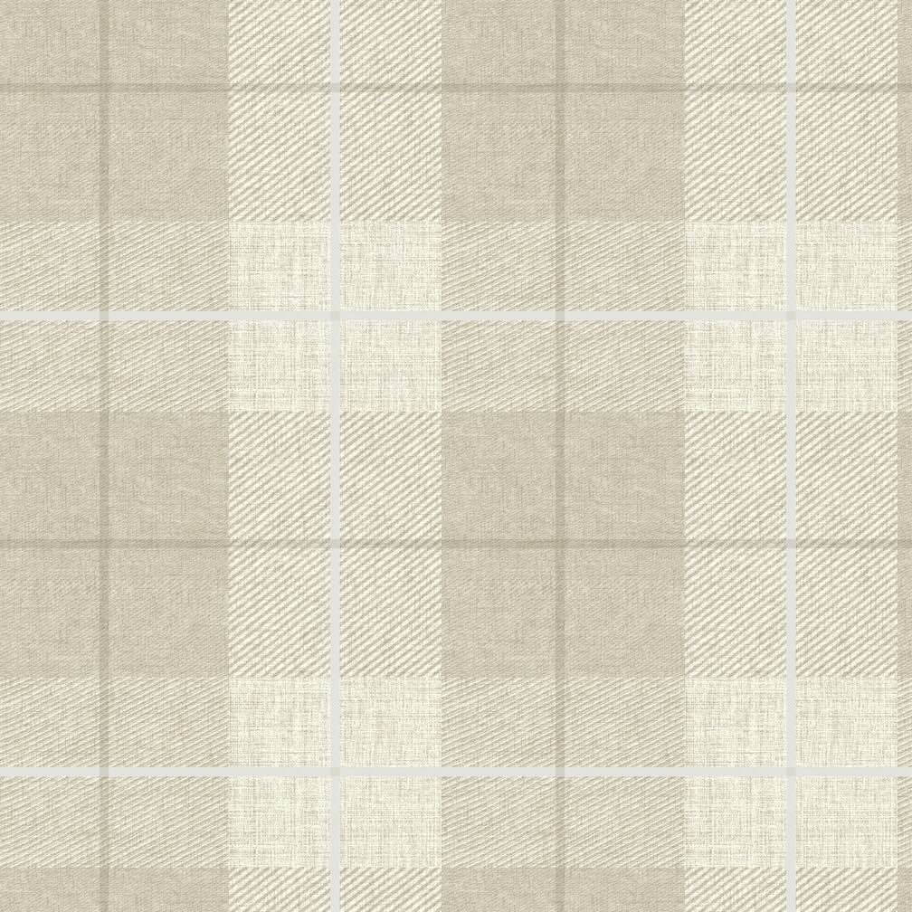 Arthouse Country Tartan Taupe Wallpaper