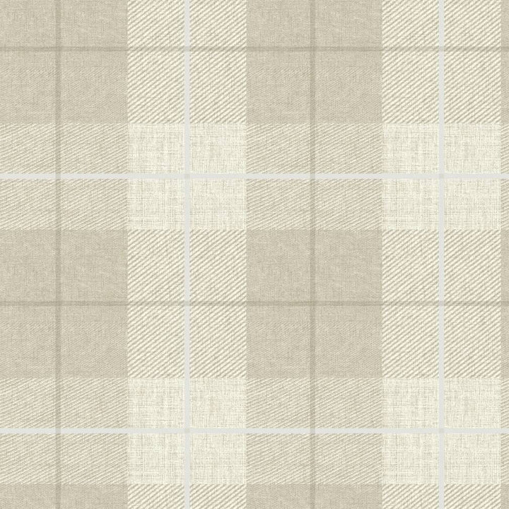 Arthouse Country Tartan Taupe Wallpaper