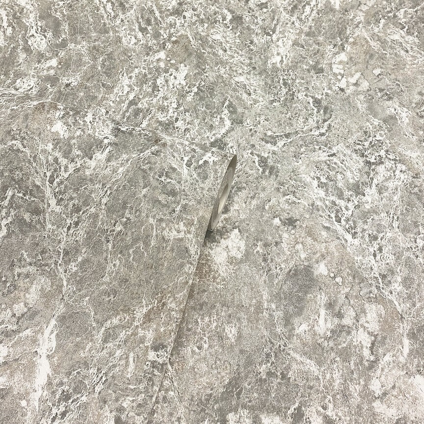 Arthouse Marble Patina Charcoal Natural Wallpaper