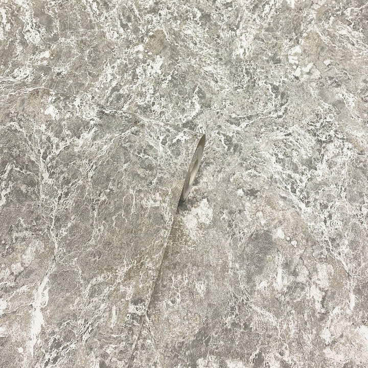 Arthouse Marble Patina Charcoal Natural Wallpaper