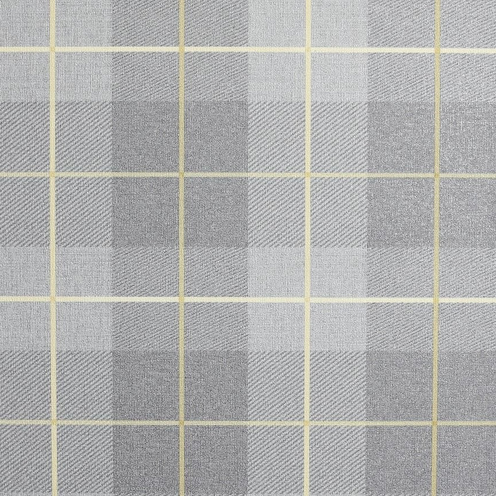 Arthouse Heritage Tartan Ochre/Grey Wallpaper