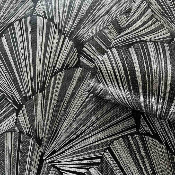 Belgravia Allegra Geometric Black Wallpaper