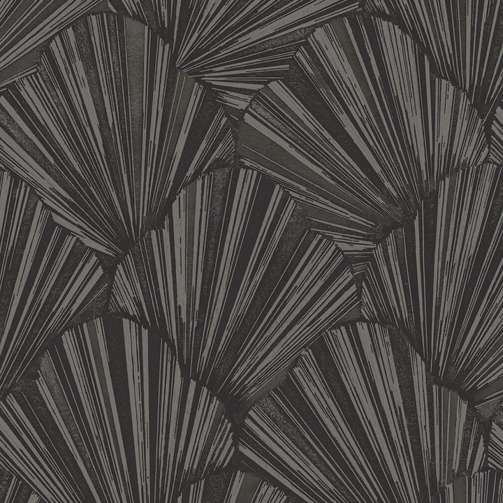 Belgravia Allegra Geometric Black Wallpaper