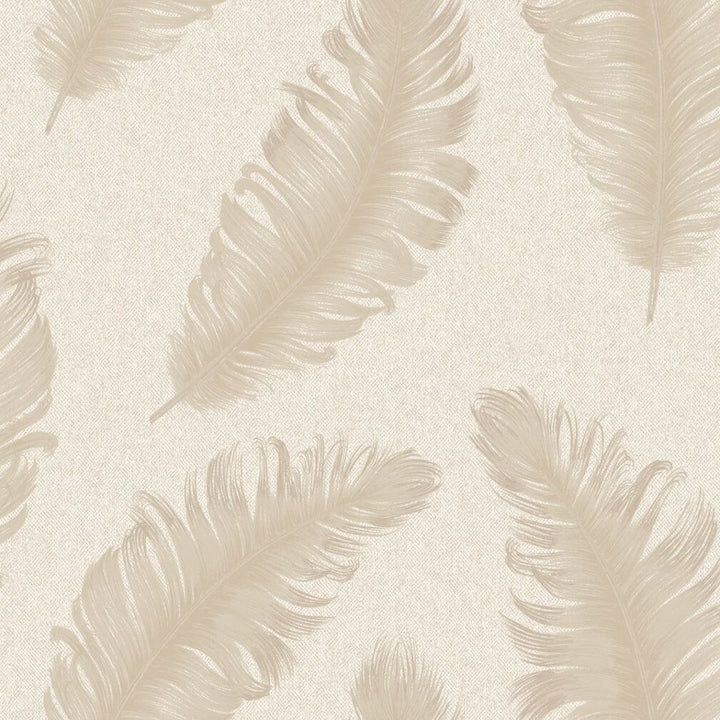 Belgravia Ciara Feather Cream & Soft Beige Wallpaper