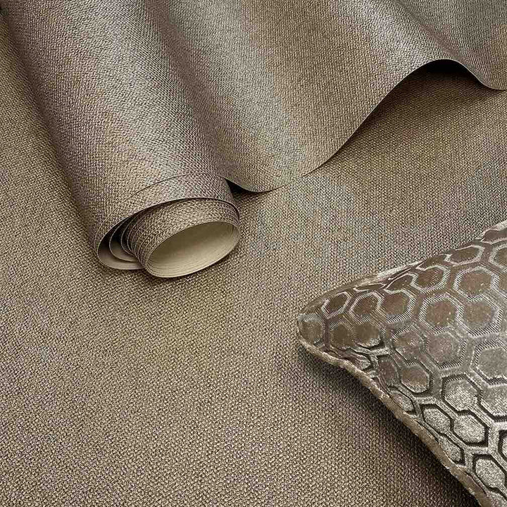Belgravia Ciara Mocha Texture Wallpaper