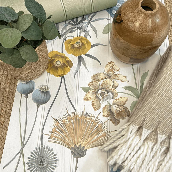 Belgravia Botanist Cream and Green Wallpaper