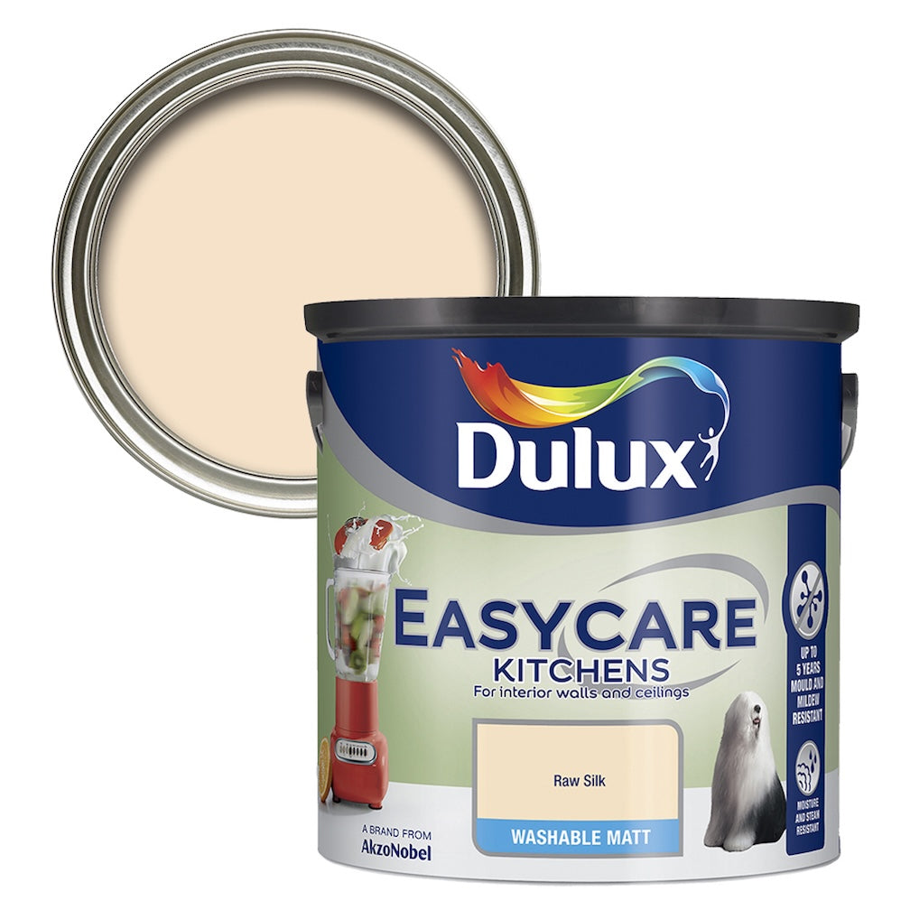 Dulux Easycare Kitchen Raw Silk Washable Matt Paint 2.5L