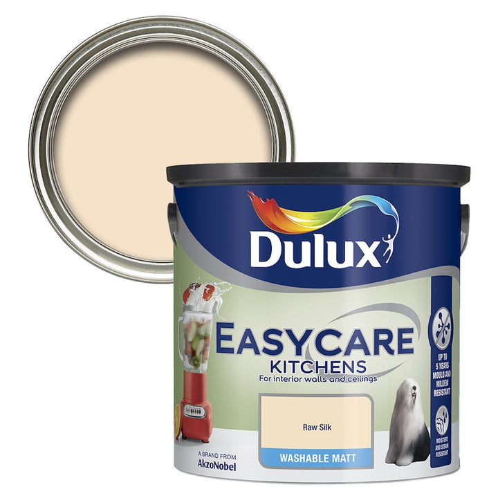 Dulux Easycare Kitchen Raw Silk Washable Matt Paint 2.5L