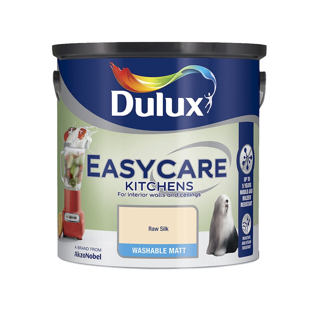 Dulux Easycare Kitchen Raw Silk Washable Matt Paint 2.5L