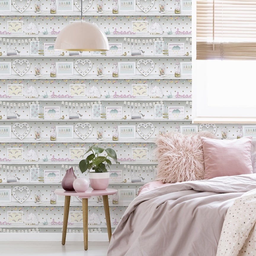 Arthouse Girl's Life Multi Wallpaper