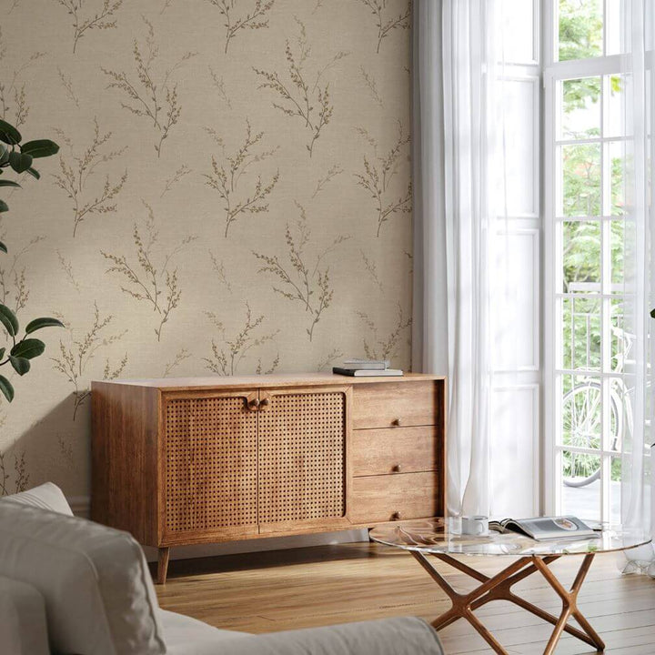 Belgravia Carmella Beige Wallpaper