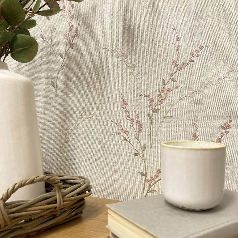 Belgravia Carmella Pink Wallpaper