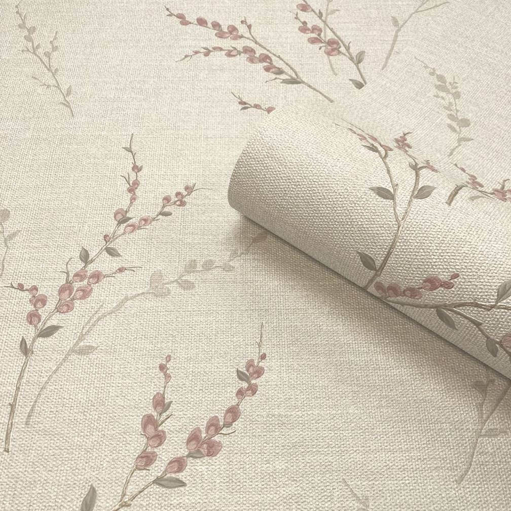 Belgravia Carmella Pink Wallpaper