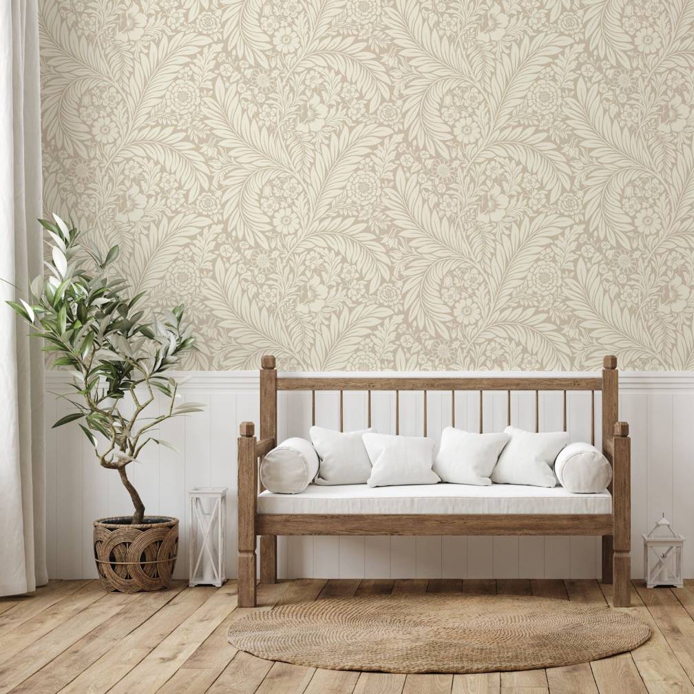 Belgravia Florence Natural Wallpaper
