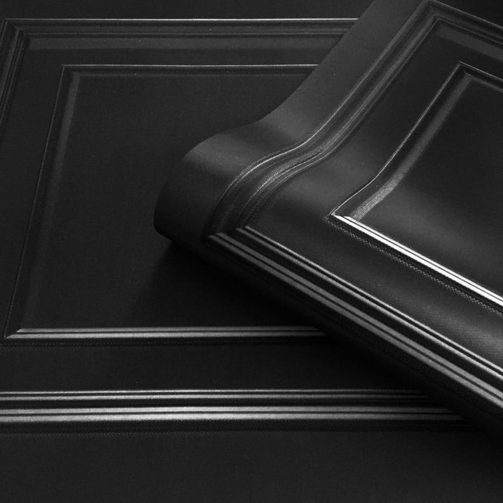Belgravia Amara Panel Black Wallpaper