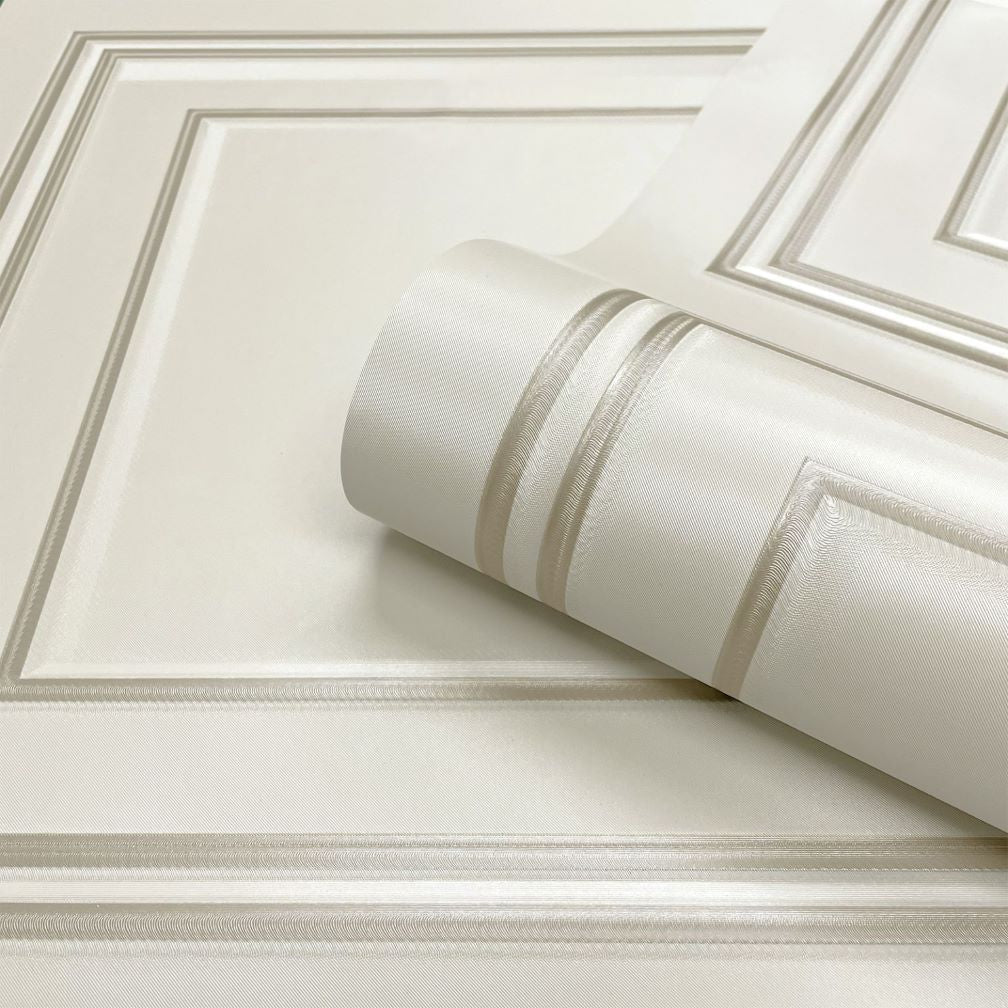 Belgravia Amara Panel Cream & Soft Gold Wallpaper