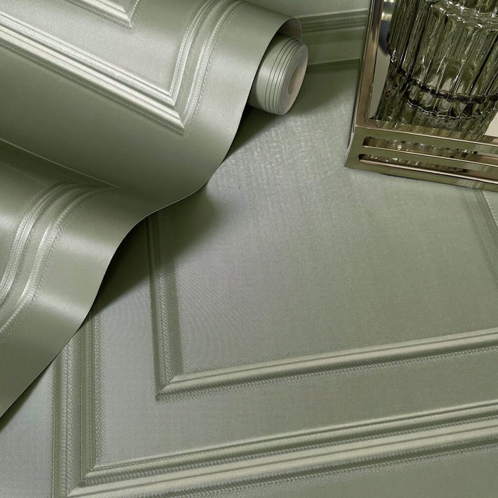 Belgravia Amara Panel Sage Wallpaper