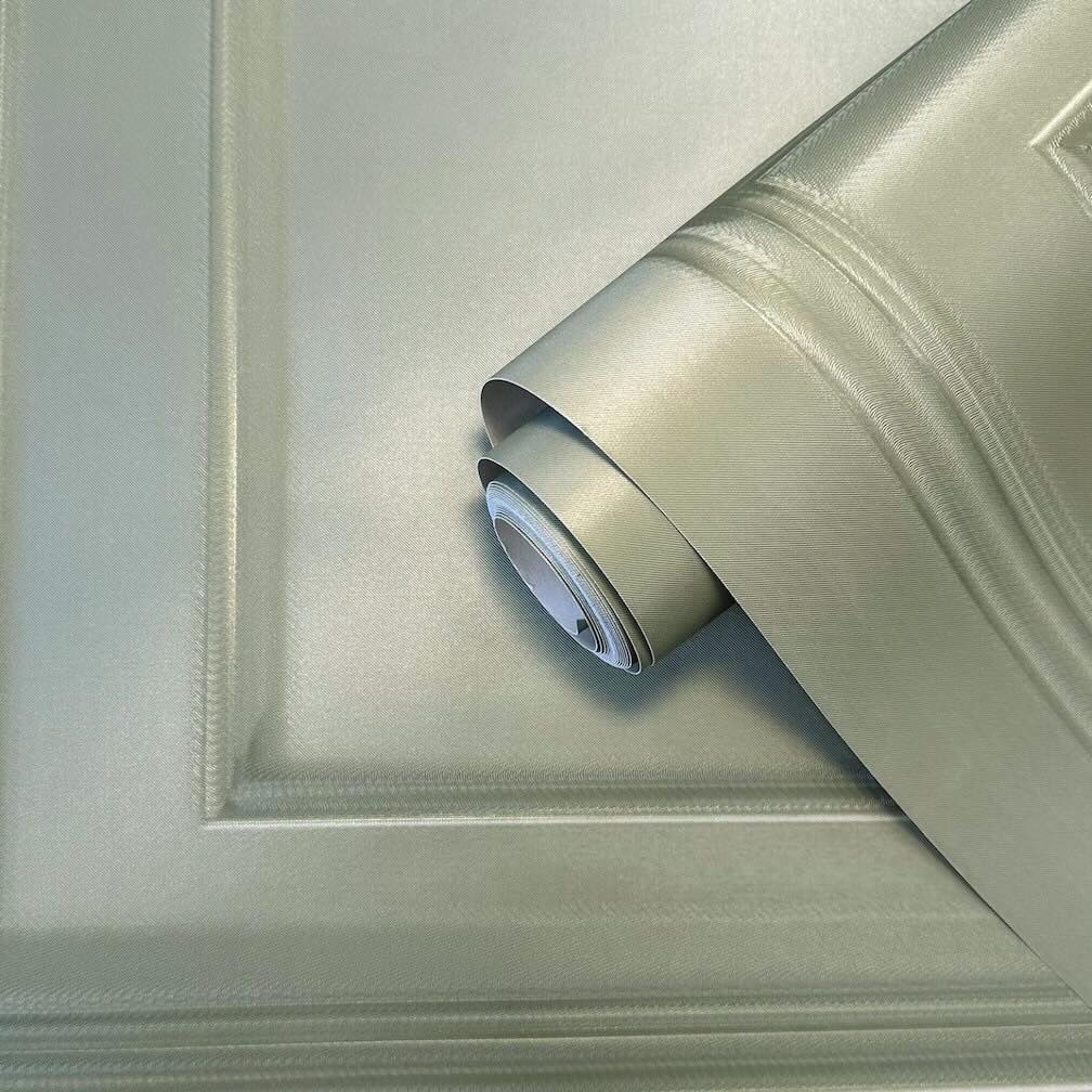 Belgravia Amara Panel Sage Wallpaper
