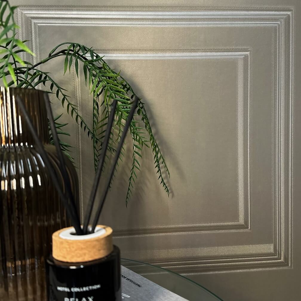 Belgravia Amara Panel Champagne Wallpaper