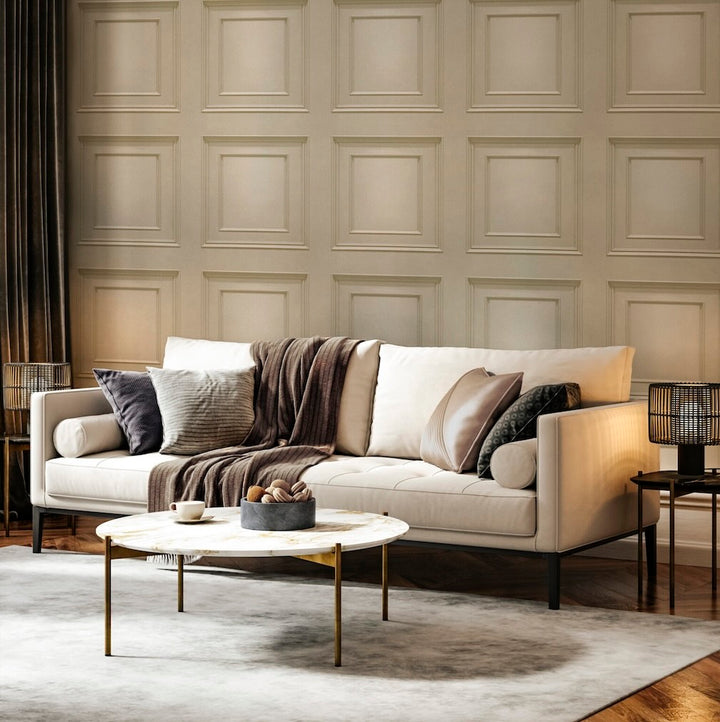 Belgravia Amara Panel Mocha Wallpaper