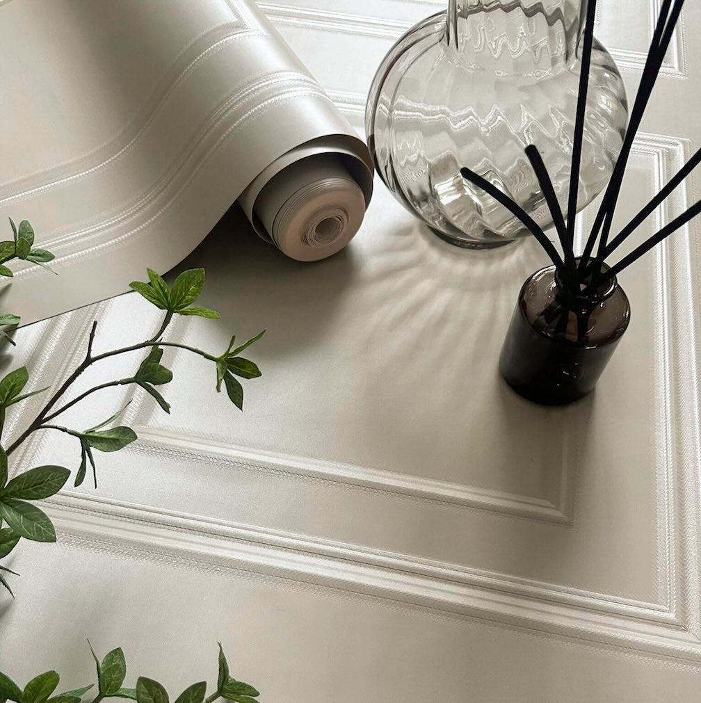 Belgravia Amara Panel Beige Wallpaper