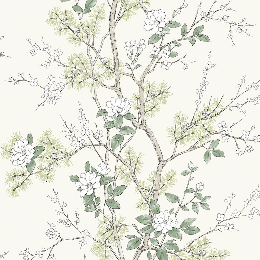 Belgravia Bridget Floral Cream Wallpaper