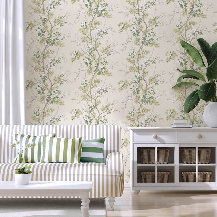 Belgravia Bridget Floral Cream Wallpaper