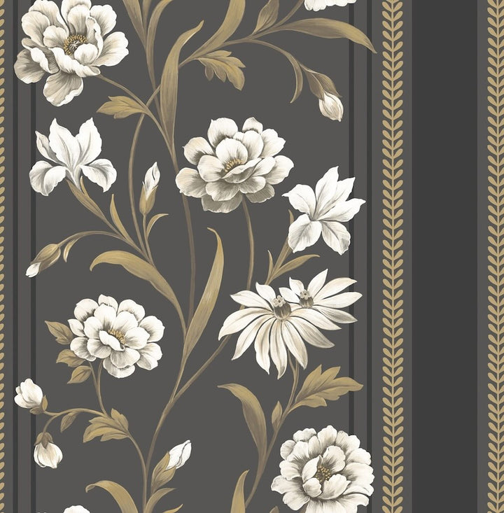 Belgravia Raya Dark Neutral Wallpaper