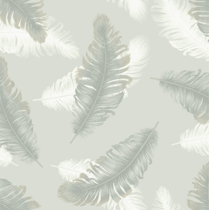 Belgravia Feather Sage Wallpaper