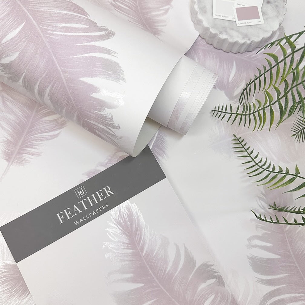 Belgravia Feather Pink Wallpaper