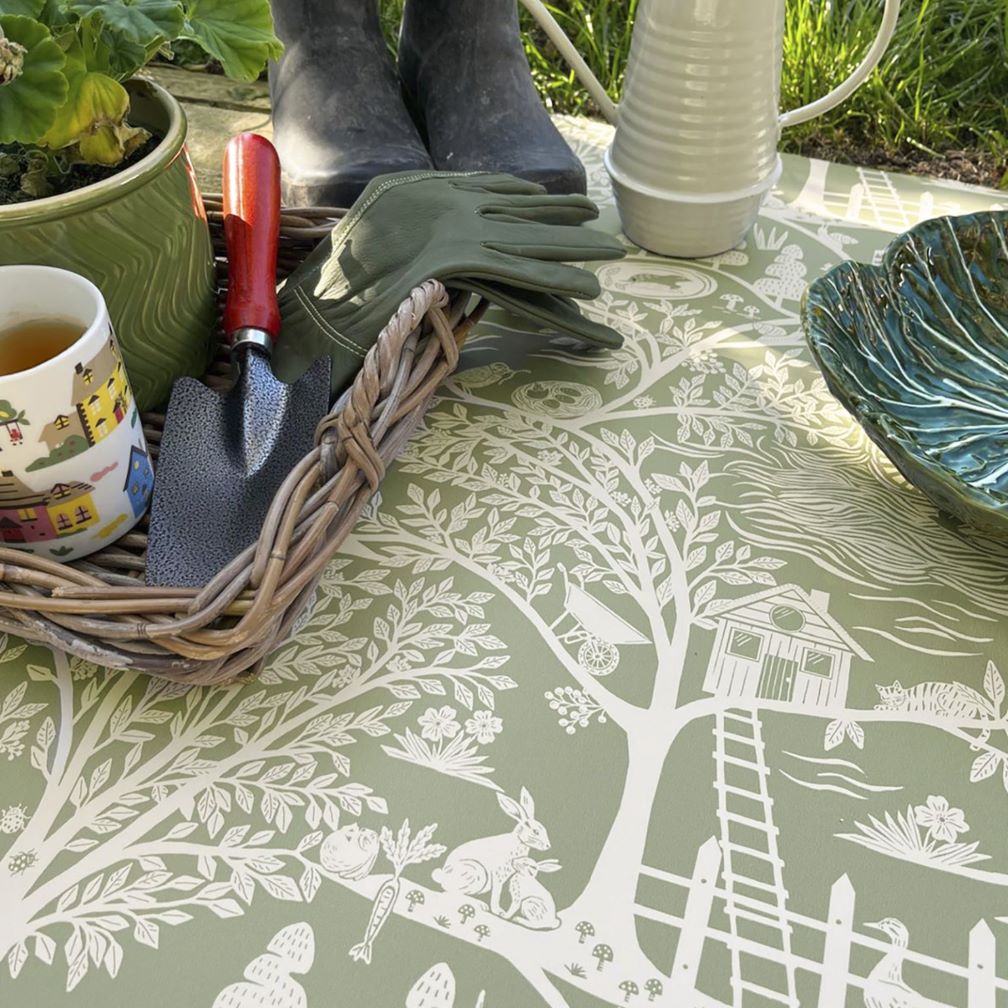 Belgravia Homegrown Green Wallpaper