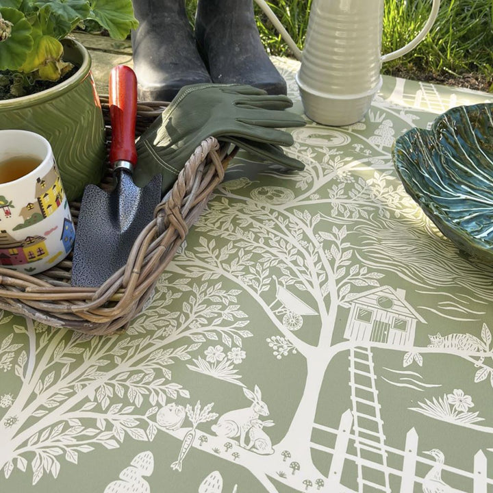 Belgravia Homegrown Green Wallpaper