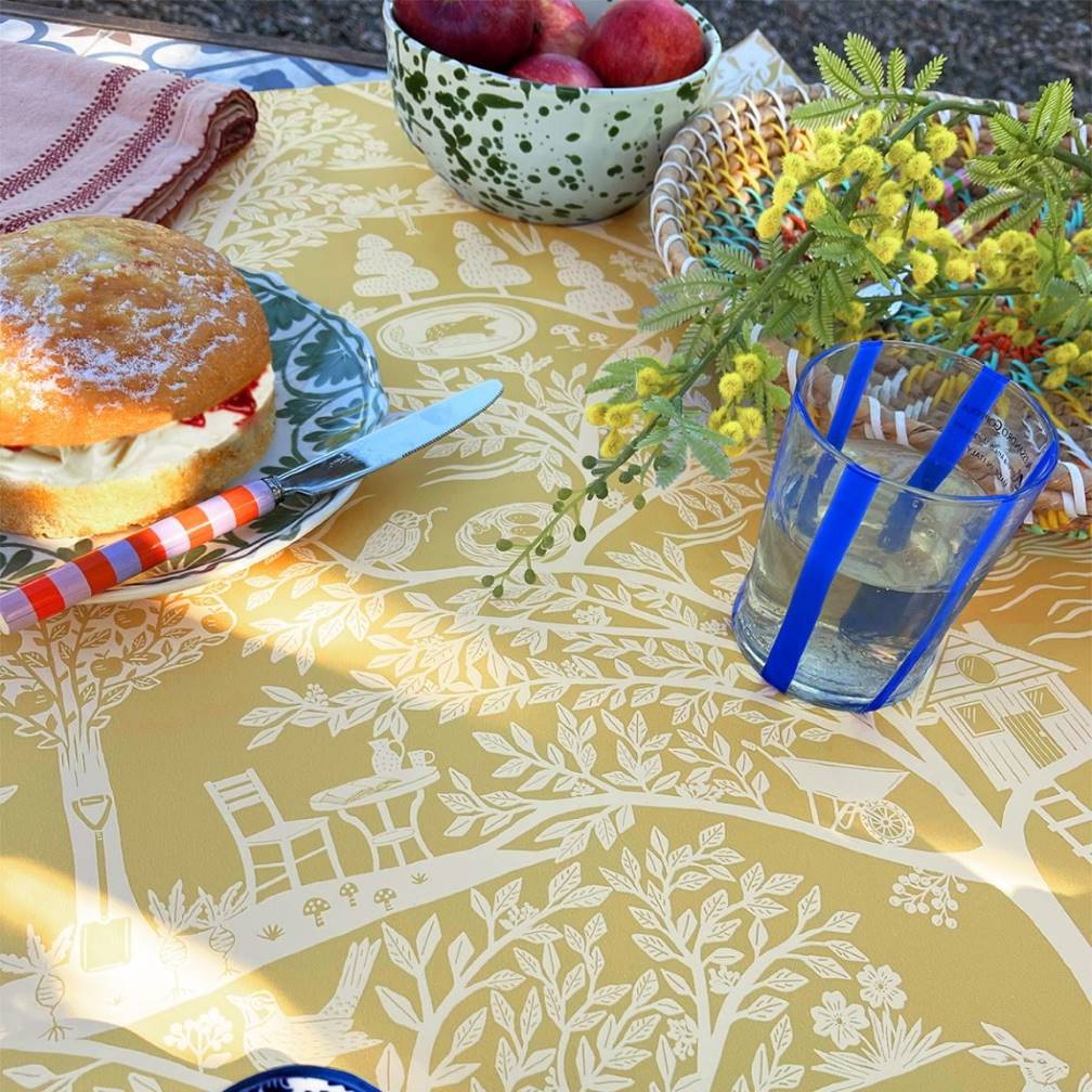 Belgravia Homegrown Yellow Wallpaper