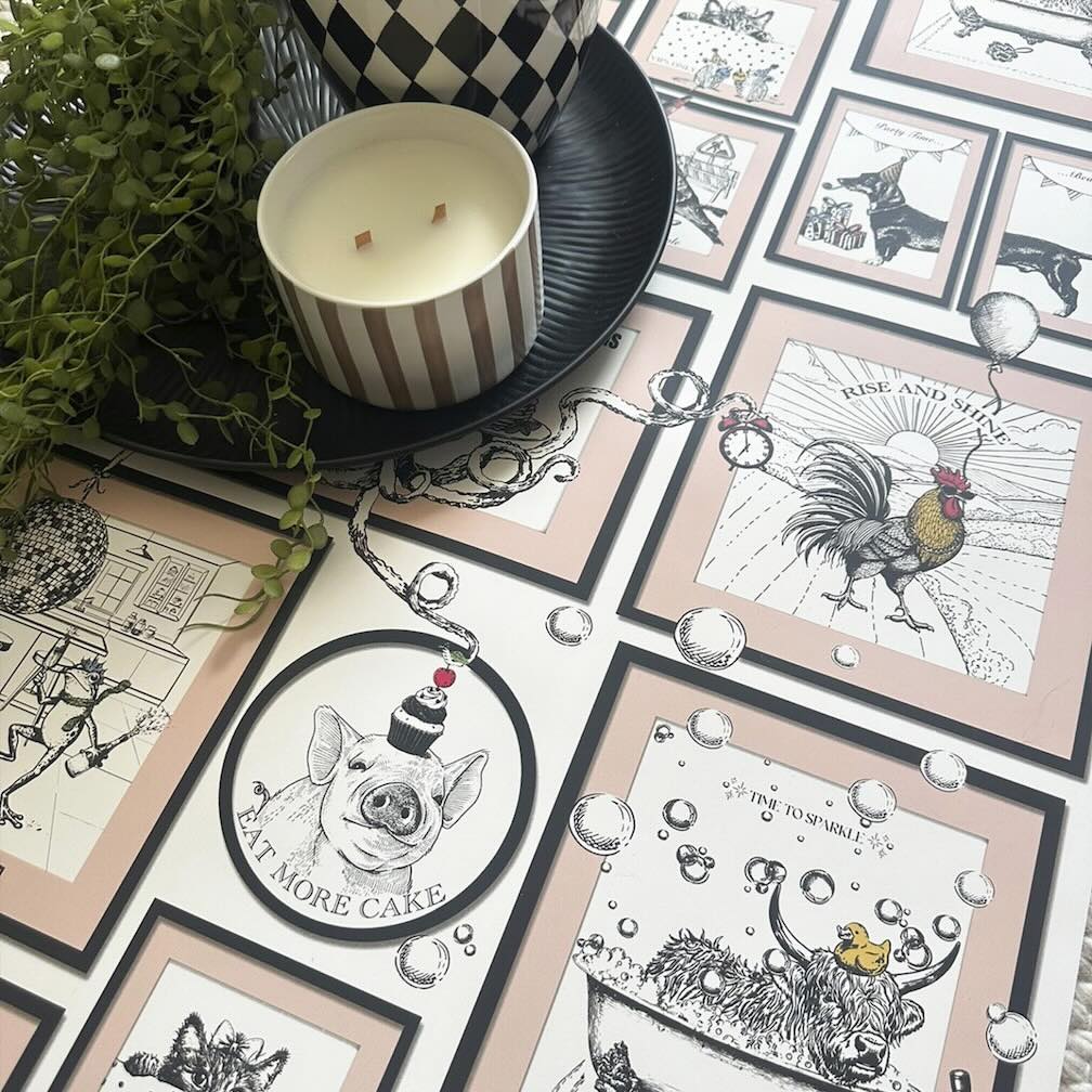 Belgravia Madhouse Pink Wallpaper