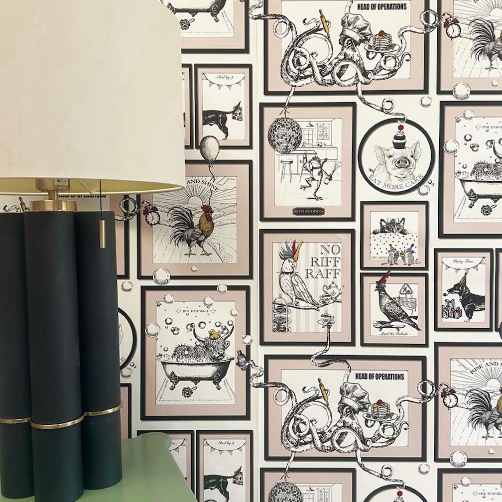 Belgravia Madhouse Pink Wallpaper