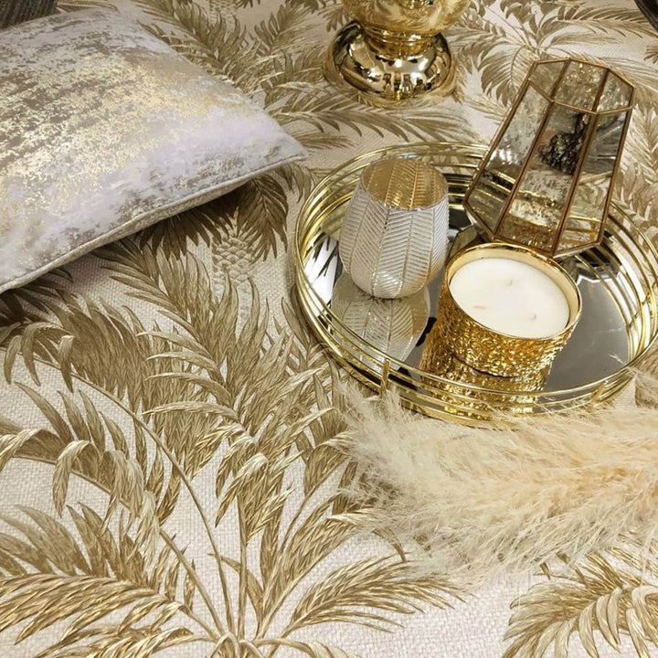Belgravia Palm Tree Gold Wallpaper