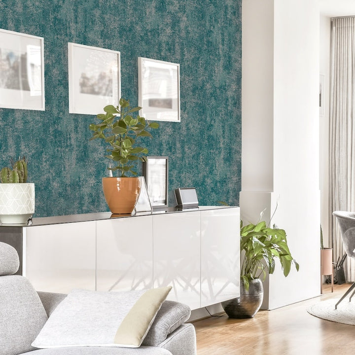 Arthouse Stone Textures Emerald Wallpaper