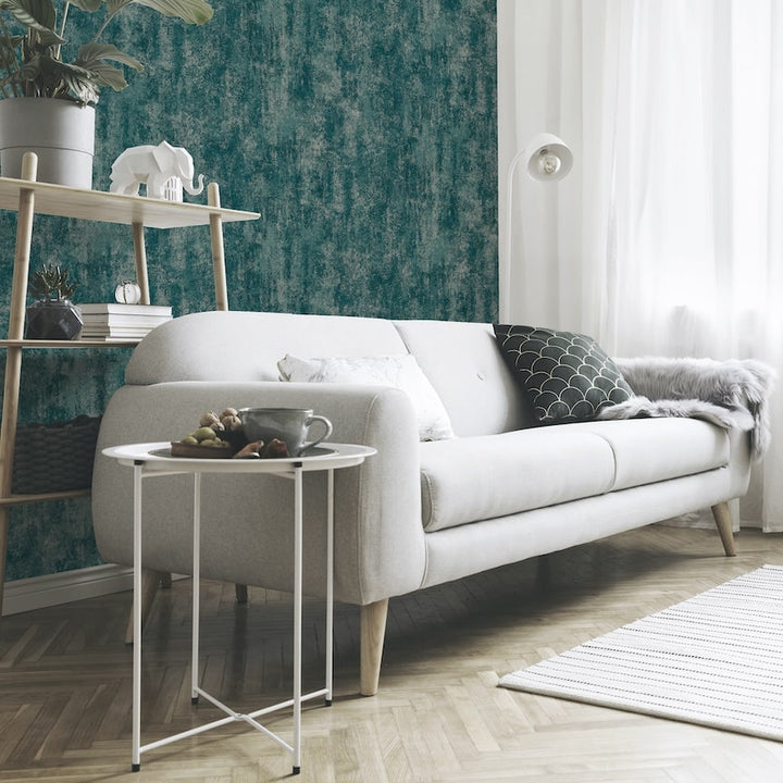 Arthouse Stone Textures Emerald Wallpaper