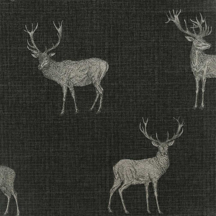 Arthouse Heritage Stag Charcoal/Copper Wallpaper