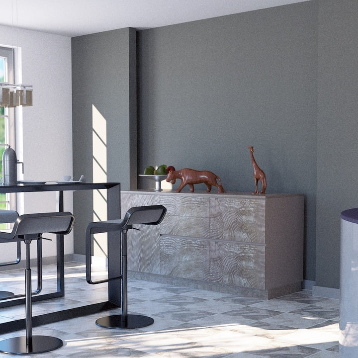 Arthouse Calico Plain Gunmetal Wallpaper