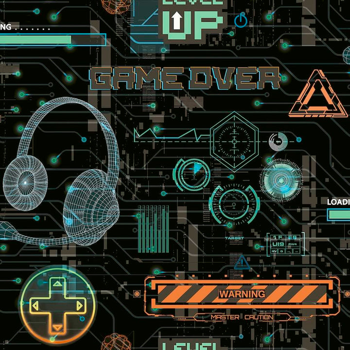 Arthouse Gamer Multicolured Wallpaper