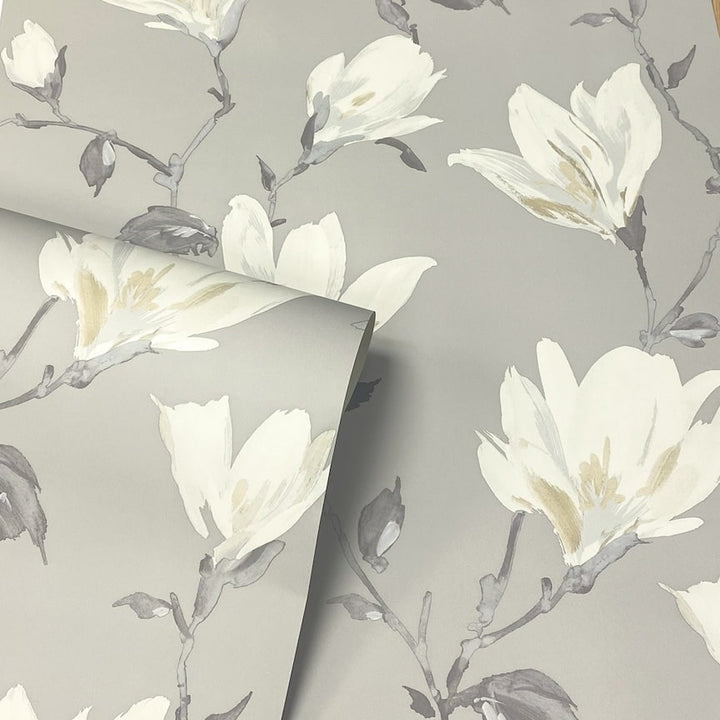 Arthouse Lily Natural Floral Wallpaper