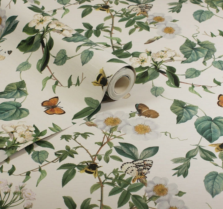 Arthouse Bumblebee Trail Cream Wallpaper
