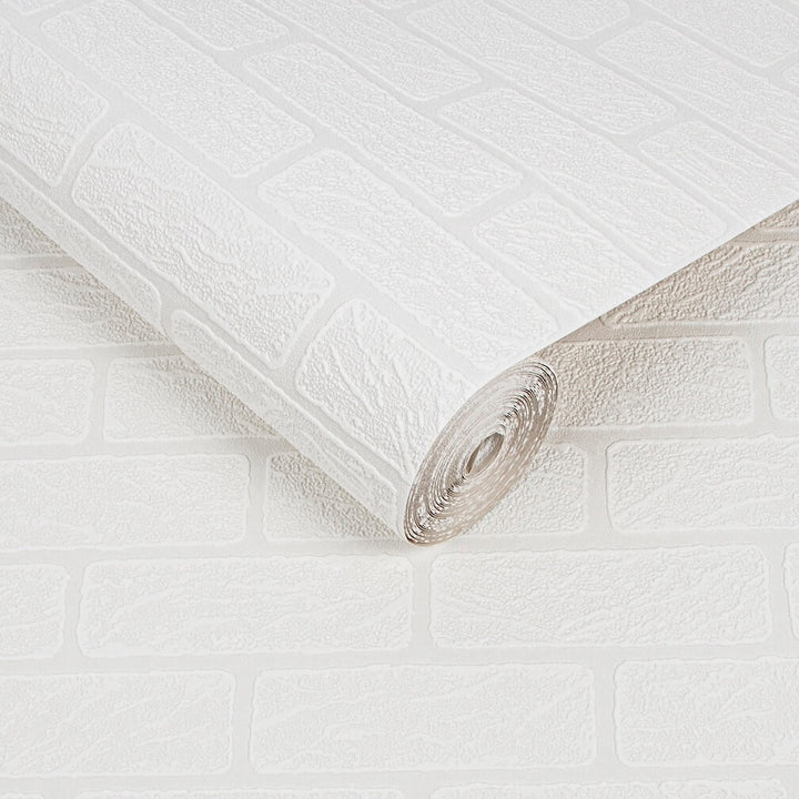 Superfresco White Brick Paintable Wallpaper