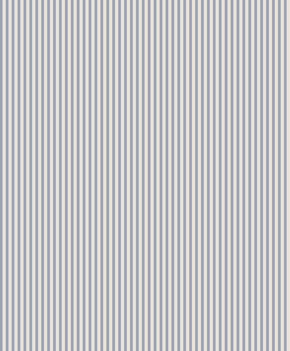 Belmont House Veranda Stripe Blue Wallpaper